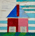 Philipse Manor House in Pink, Red & Blue